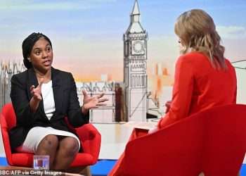 Kemi Badenoch says UK must ‘prepare for the worst’ by hiking defence spending to 3% of GDP by 2029 – as she suggests language barrier might have fueled Zelensky’s Oval Office row