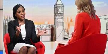 Kemi Badenoch says UK must ‘prepare for the worst’ by hiking defence spending to 3% of GDP by 2029 – as she suggests language barrier might have fueled Zelensky’s Oval Office row