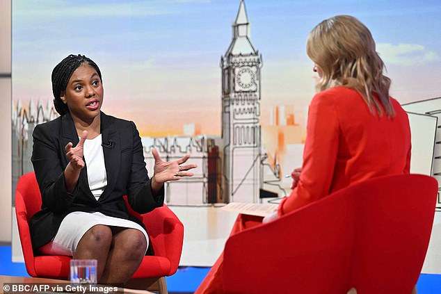 Kemi Badenoch says UK must ‘prepare for the worst’ by hiking defence spending to 3% of GDP by 2029 – as she suggests language barrier might have fueled Zelensky’s Oval Office row