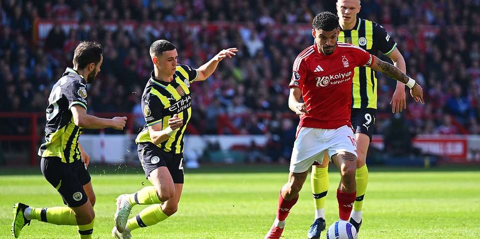 Nottingham Forest vs Manchester City – Premier League: Live score, team news and updates as Pep Guardiola’s visitors come close to opening the scoring with excellent early chance against high-flying Forest