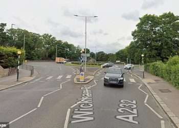 Man killed and six people rushed to hospital after police chase ends in three-car pile-up