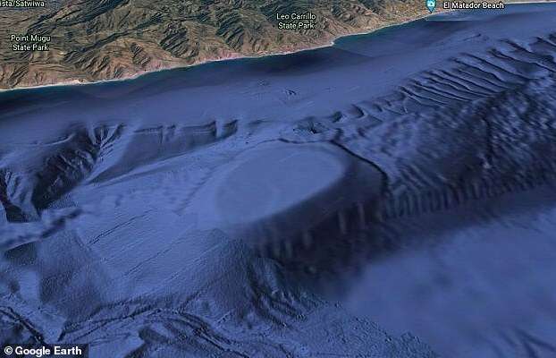 Mysterious underwater ‘UFO base’ spotted just 6 miles off the West Coast