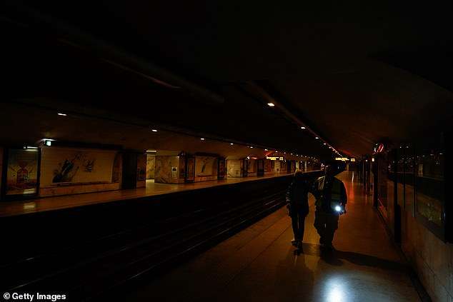 Panic grips blackout stricken Spain as residents are told to stay indoors, huge queues form for food and petrol – and it could take TEN HOURS to restore power