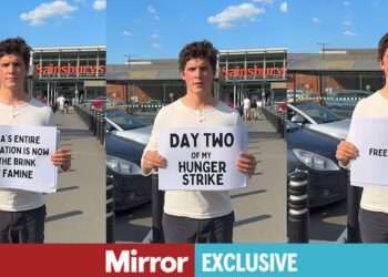 Chef in hunger strike for Palestine says ‘food used as a weapon is inhumane’