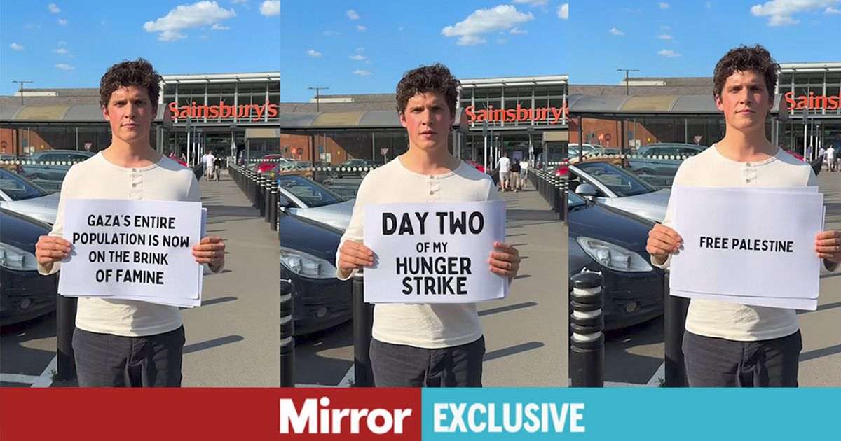 Chef in hunger strike for Palestine says ‘food used as a weapon is inhumane’