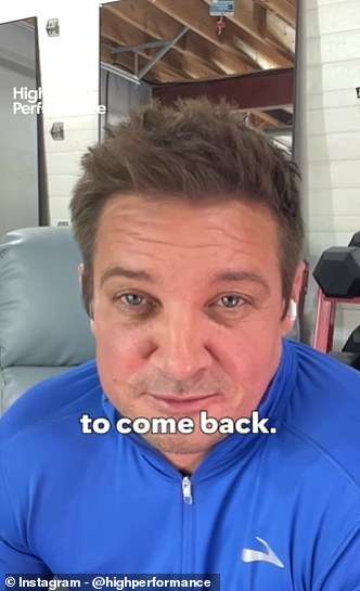 Hollywood star Jeremy Renner reveals ‘beautiful’ image he witnessed the moment he ‘died’ following horrific snowplow accident