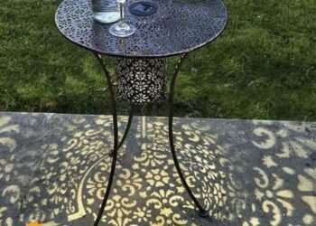 Shoppers rave over solar powered bistro table that looks ‘beautiful’ in smaller gardens