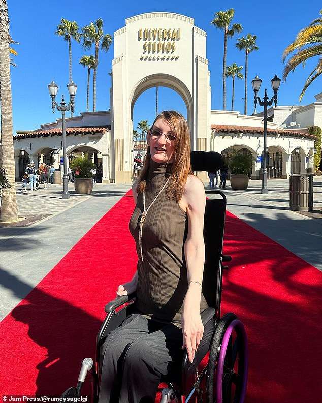 World’s tallest woman forced to book SIX plane seats and has to be carried on via stretcher when she flies