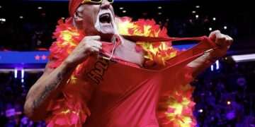 Donald Trump Jr and Ric Flair lead tributes to Hulk Hogan after wrestling legend dies at 71