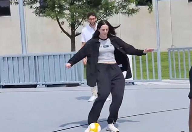 Indiana Fever fans criticize Caitlin Clark as she plays soccer while sidelined with groin injury