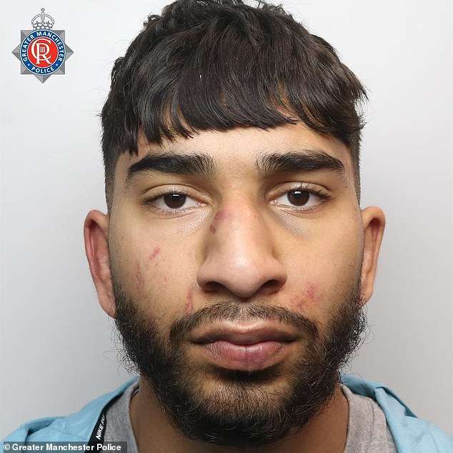 Manchester Airport thug who attacked female police officers is found guilty of assault – after his claims he was victim of police brutality sparked angry protests