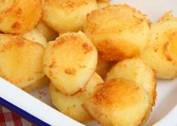 Roast potato and parsnip will be extra crispy and crunchy if coated in 1 ingredient