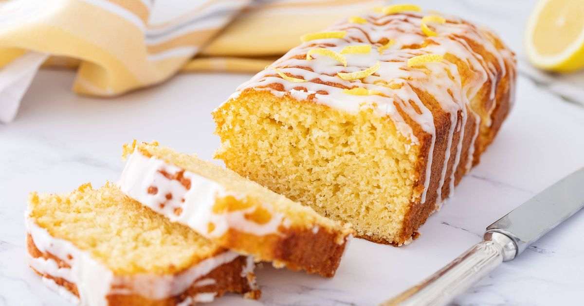 This easy lemon drizzle cake cooks entirely in an air fryer with six ingredients