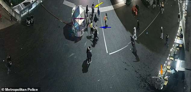 Moment Met Police officers brawl with group of Romanians after drunken Christmas boat party