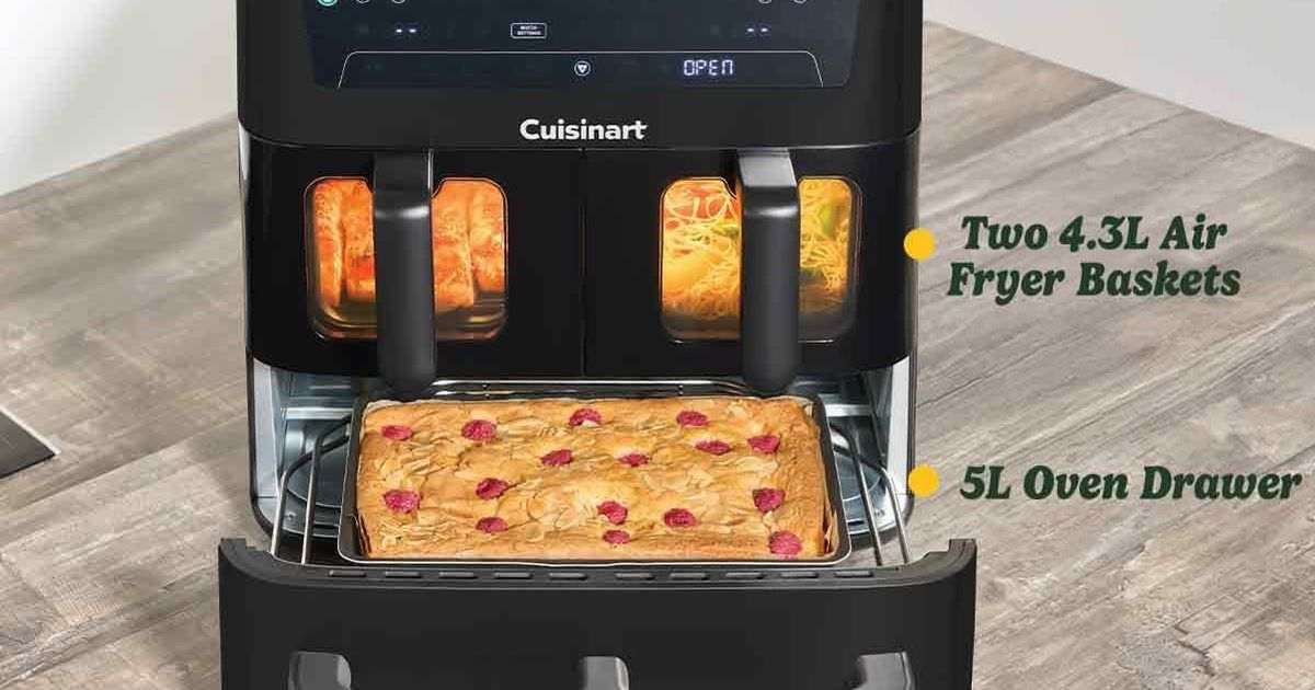 Triple drawer air fryer that ‘cooks to perfection’ gets £40 price slash in limited time sale