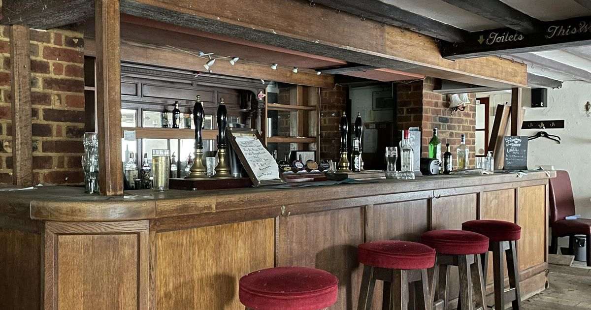 Man walks into abandoned Kent pub and is shocked to discover deserted item on counter