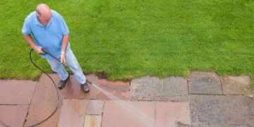 Householders warned not to use pressure washer to clean garden slabs