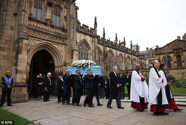 If there was a dry eye among this congregation of champions, then I for one was too welled up to notice: Here’s what I saw inside Ricky Hatton’s cathedral funeral service, writes JEFF POWELL