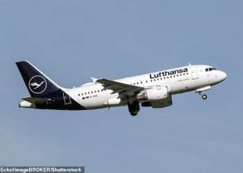 Two teenage plane passengers are ‘stabbed with metal fork during mid-flight attack’