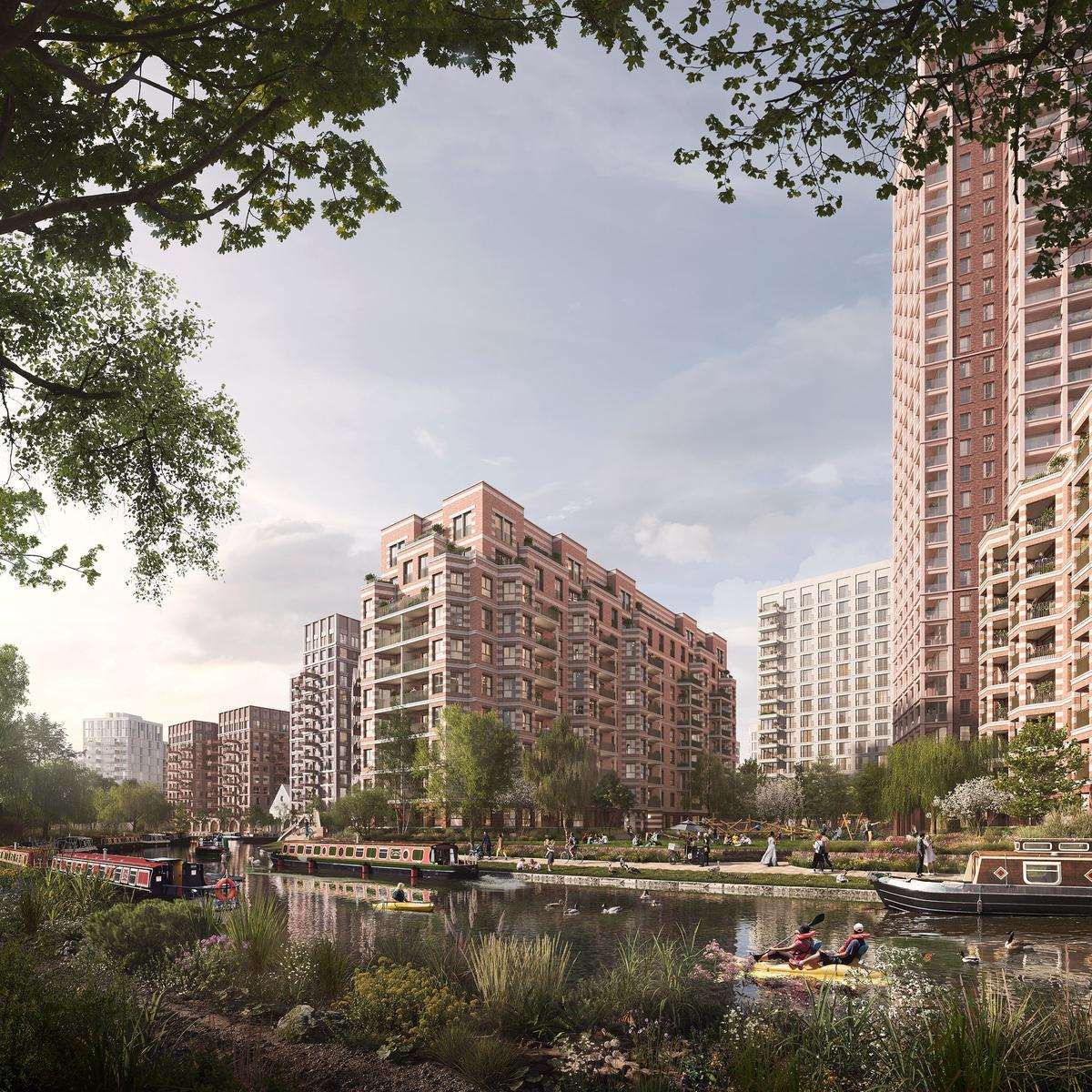 Huge £3 billion canalside housing scheme in west London gets go ahead