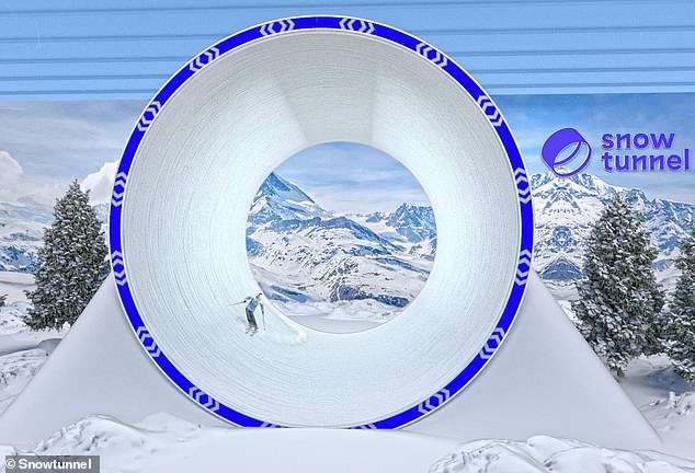 Snow way! Giant hamster wheel-like revolving ski slope where people can ski year-round is set to open in Australia in 2027