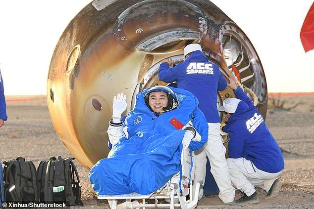 Stranded Chinese astronauts finally escape station… but now three MORE are trapped in space with no way to get home