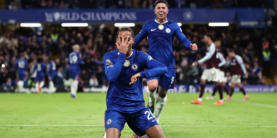 Chelsea vs Aston Villa – Premier League LIVE: Latest score and updates as Joao Pedro opens the scoring from Reece James corner after dominant first half display