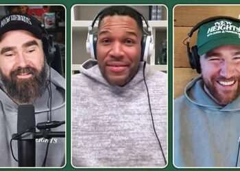 Michael Strahan, 54, drops bombshell Good Morning America retirement hint in Travis Kelce interview