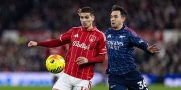Nottingham Forest vs Arsenal – Premier League LIVE: Latest score, team news and updates as Gunners look to extend their lead at the top of the table with victory at the City Ground and capitalise on Manchester City’s loss