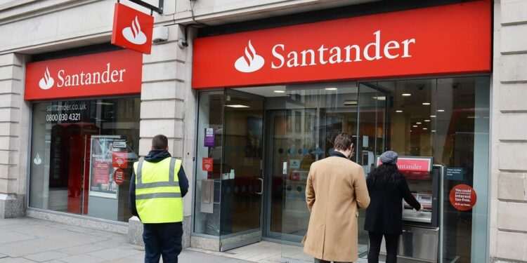 Santander to shut 44 bank branches with 291 jobs at risk