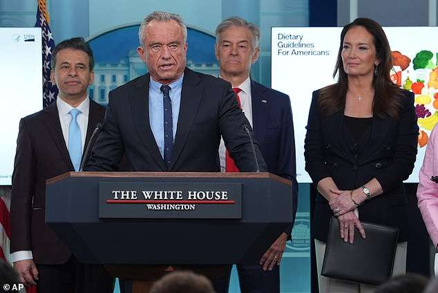 Trump banishes fruit juice and urges red meat and butter as he declares WAR on American junk food giants