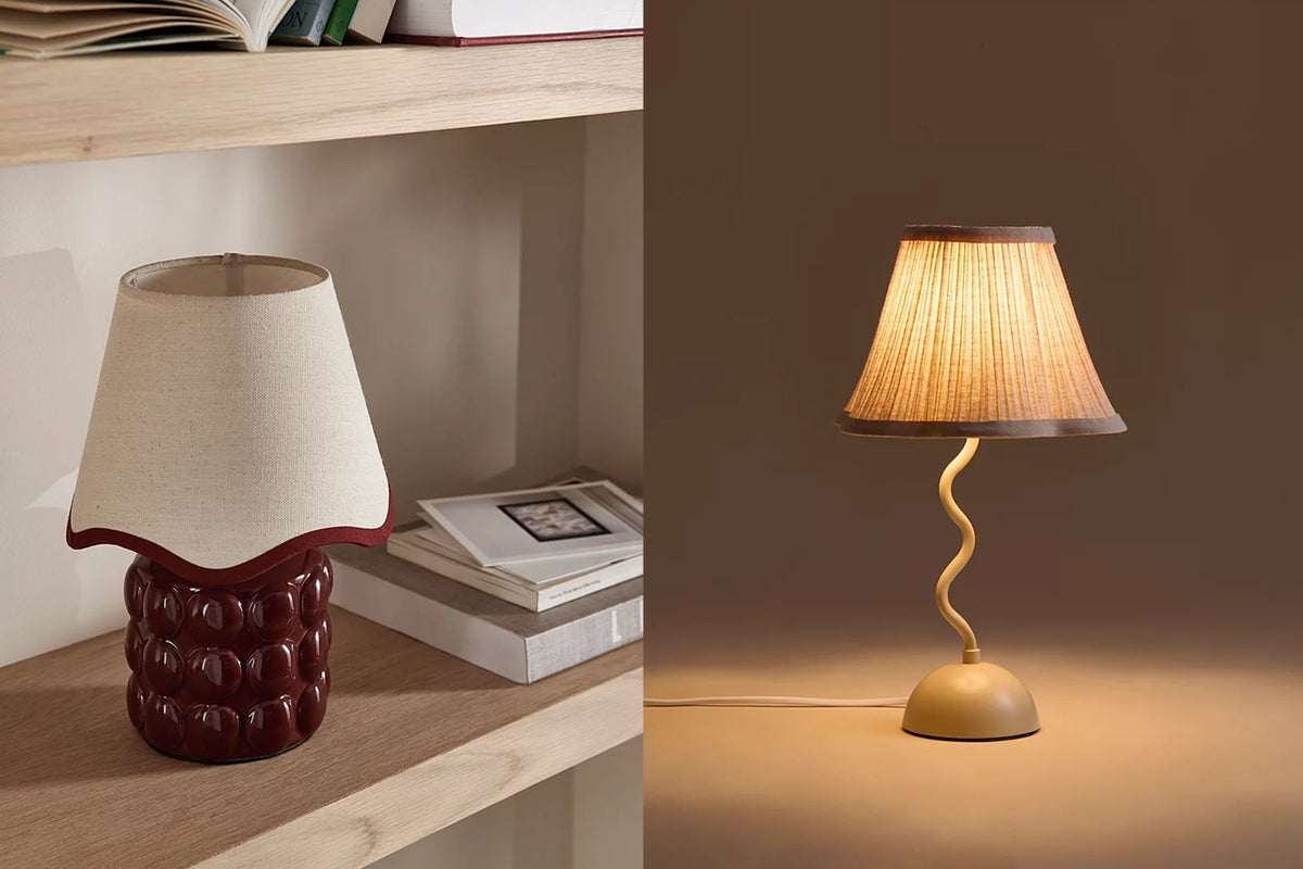 George at Asda’s new lamps start at £10 and give luxe interiors a run for their money