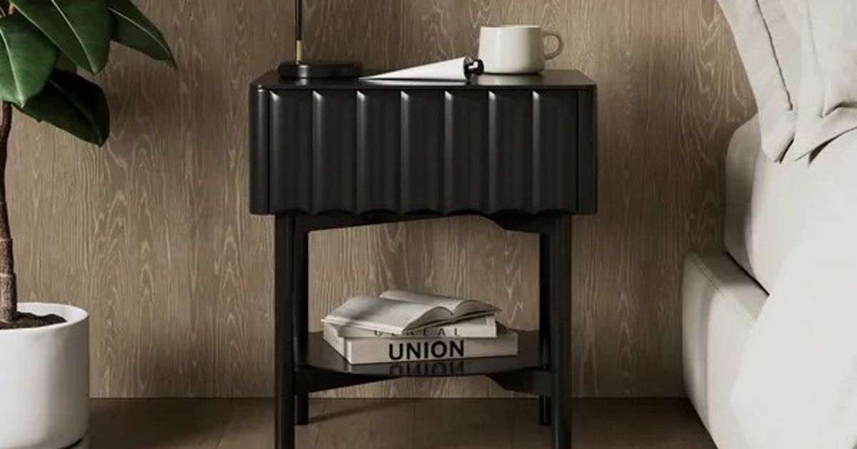‘Stylish and elegant’ bedside table that is ‘super easy to assemble’ gets 50% cut in Dunelm sale