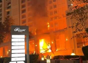 Terror of Western tourists and influencers in Dubai as they are hit by Iran missile and suicide drone blitz in retaliation for US air strikes 