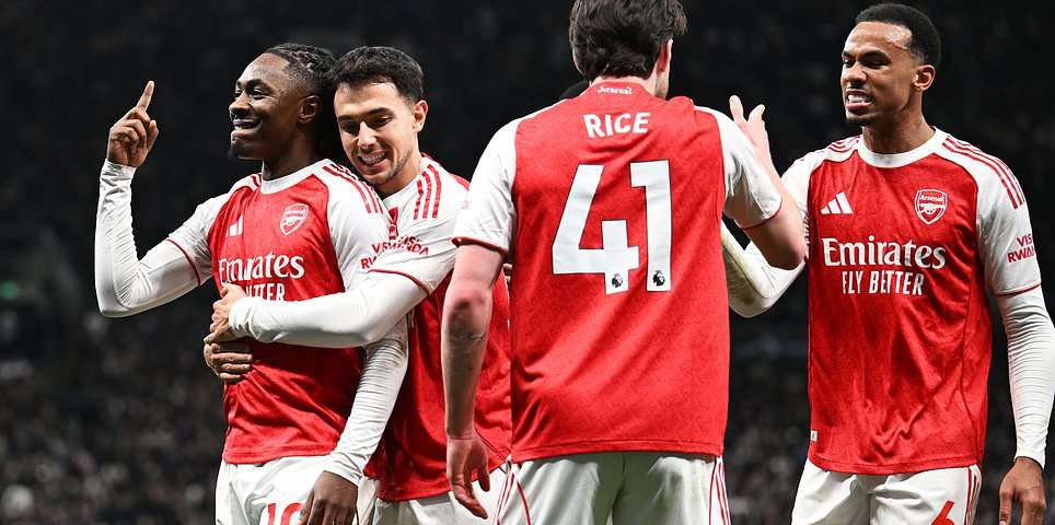 Tottenham vs Arsenal – Premier League LIVE: Latest score and updates as Gunners blow away sorry Spurs to move five clear at the top