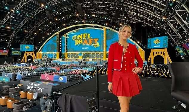 Glamorous ESPN host Laura Rutledge leaves fans in awe with bold NFL Draft outfit
