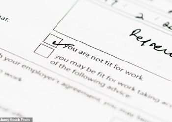 Sick note nation: Damning figures reveal 11MILLION sick notes were issued in England last year – with GPs refusing to say why more than 8million were unfit to work