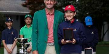 World No 1 Scottie Scheffler reveals surprise birth of second child as he arrives at the Masters with 9-day-old Remy