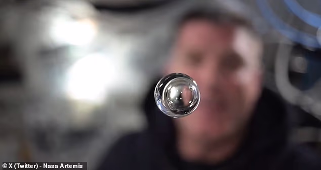 ‘Like a crystal clear ball!’: NASA shares incredible video revealing what happens to water floating in space