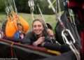 British adventurer becomes the first woman to cross the Atlantic Ocean in a hydrogen gas balloon