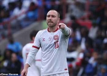 Christian Eriksen collapses on the pitch for Denmark during friendly against Ukraine as match is abandoned – almost five years since playmaker’s cardiac arrest at Euro 2020