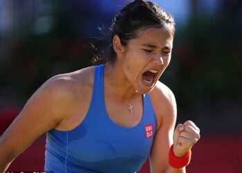 Emma Raducanu reaches Queen’s final: Tennis star one match away from becoming the first British female champion in 57 YEARS after two wins in one day in London – despite injury scare and Red Arrows flypast