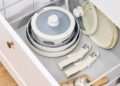 Small space living? No problem! Pans with DETACHABLE handles free up vital space in your kitchen cupboards
