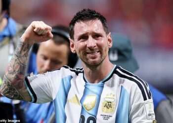 Lionel Messi in floods of tears after Argentina score THREE in 13 minutes to complete great World Cup escape against Egypt