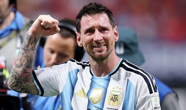 Lionel Messi in floods of tears after Argentina score THREE in 13 minutes to complete great World Cup escape against Egypt