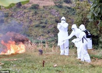 US issues travel advisory after cases of eye-bleeding disease are reported in region already battling Ebola outbreak