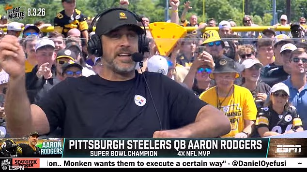 Aaron Rodgers goes scorched earth at ‘absolute coward’ Anthony Fauci as he makes blistering Covid rant live on ESPN: ‘Obviously it was made in a lab’