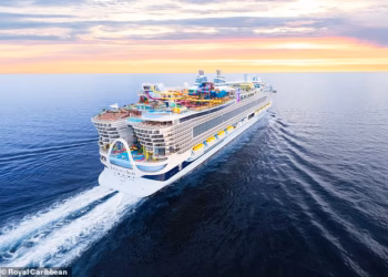 New £1.3bn Legend of the Seas liner has a zip-line, giant waterpark and TRAIN at sea plus room for 7,000 passengers – but is this floating goliath actually fun to holiday on?