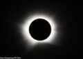 Solar eclipse in pictures: Stunning snaps show the moment the moon covered the face of the sun
