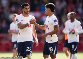 Furious Roberto De Zerbi rips into Tottenham’s misfiring £165m attack – as toothless Spurs continue wait for first goal of the season after another blank at Nottingham Forest